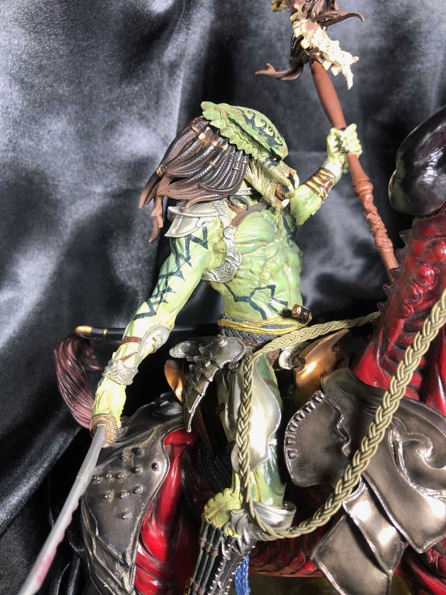 プレデター　フィギュア　Ride a horse Predator on Horse Alien by Takayuki Takeya Statue | eBay