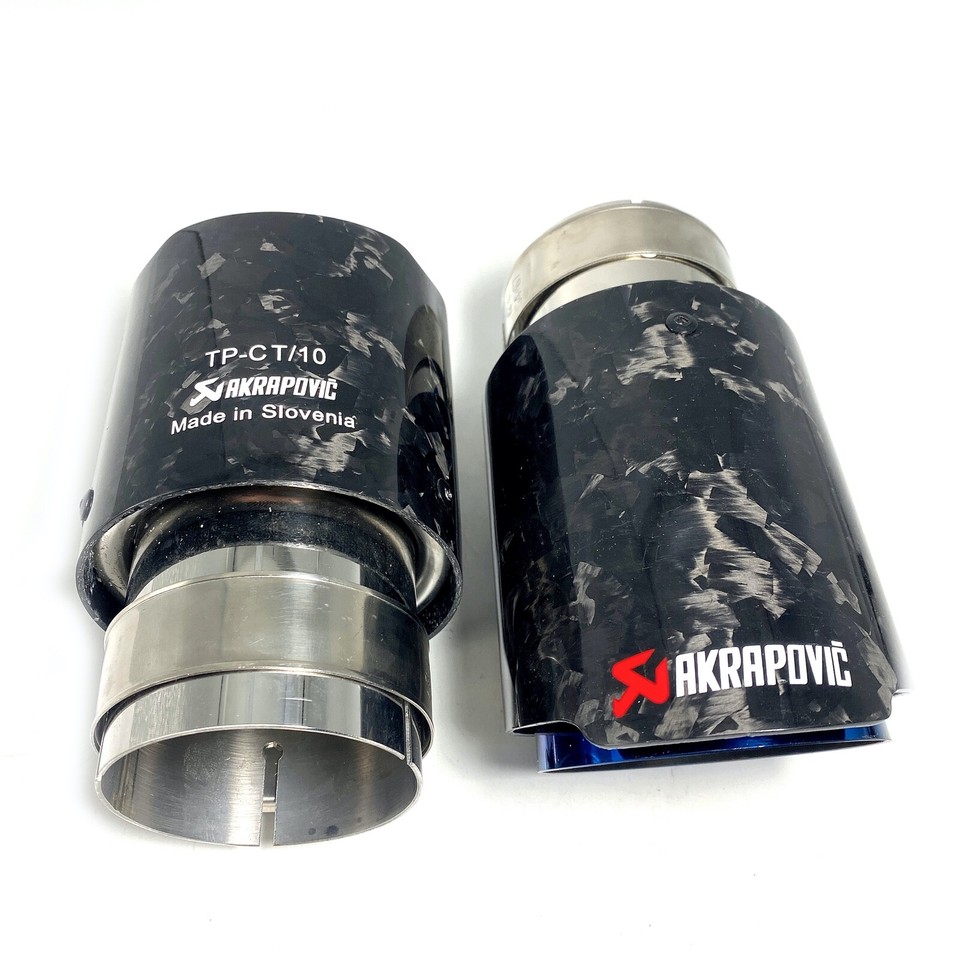 Muffler Tip Exhaust Tailpipe 1 Pcs Golden Stainless Steel Carbon Fiber Exhaust Muffler End Pipe For Akrapovic Universal Carbon Exhaust Tips ( Size : 63MM IN 114MM Out - Foto 11