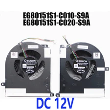 FOR DELL ALIENWARE AREA-51M R2 Laptop CPU GPU Cooling Cooler Fan 067X3P DC 12V