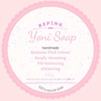 Intimseife natural Yoni bar soap whitening Intimaufhellung  Intimpflege