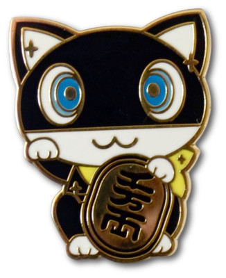 Morgana Persona 5 Royal P5R Lucky Cat Hard Enamel Pin Lapel Brooch Collectible