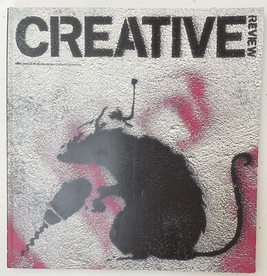 BANKSY オフィシャル フライヤーポスター 2002年 Banksy CREATIVE REVIEW MAGAZINE APRIL 2002 GRAFFITI STENCIL