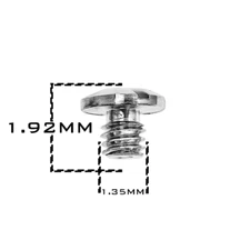 Original Ebel Steel Replacement Screw for Ebel Bracelets, Bands and Straps - NEW