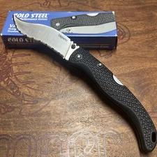 DISCONTINUED Cold Steel 21LVSC Vaquero Large 4" Serrated Blade Folding Knife🇯🇵