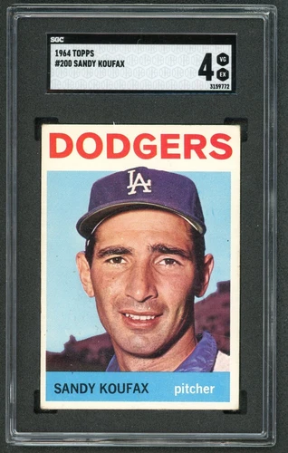 1964 Topps Sandy Koufax #200 SGC 4 VG-EX