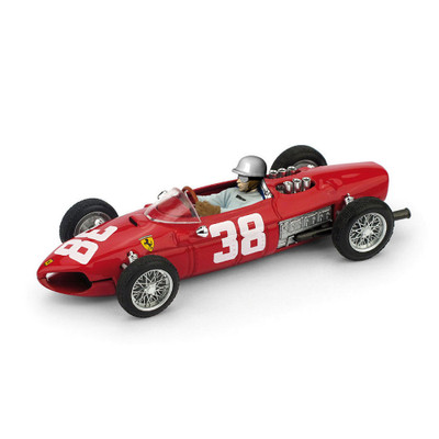 FERRARI 156 P.HILL 1961 N.38 3rd MONACO GP WORLD CHAMPION WITH PILOTE 1:43