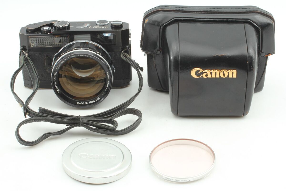 Exc+++++】 Canon 7 Black 35mm Rangefinder 50mm f/0.95 Dream Exc+++++】 Canon 7 Black 35mm Rangefinder 50mm f/0.95 Dream