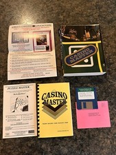 Vintage Centron Software PC Computer Game   Casino Master   Vegas 1992