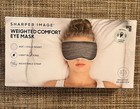 Sharper Image Weighted Comfort Eye Mask - Light Blocking - Hot/Cold Insert - New