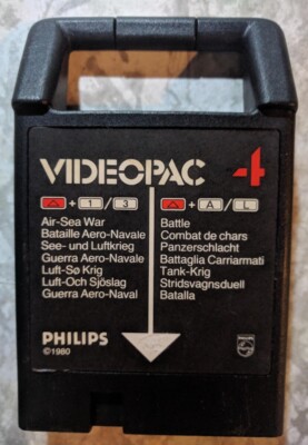 Jeu Videopac (Magnavox Odyssey 2) – Combat – Bataille Aéro-navale Et Chars – Philips