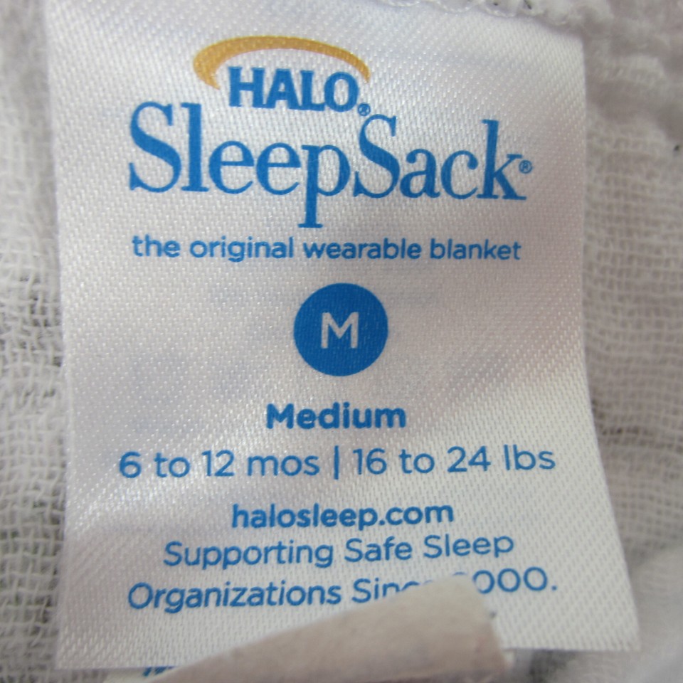Halo SleepSack Baby White Llamas 100 Cotton Medium 612 months eBay