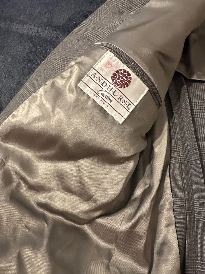 Blazer Abrigo Deportivo Chaqueta Hombre Vingtage Andhurst Personalizado Gris 44 R Foto 4 de 4