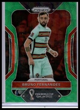 2022 Panini Prizm FIFA World Cup Qatar #174 Bruno Fernandes Green Wave