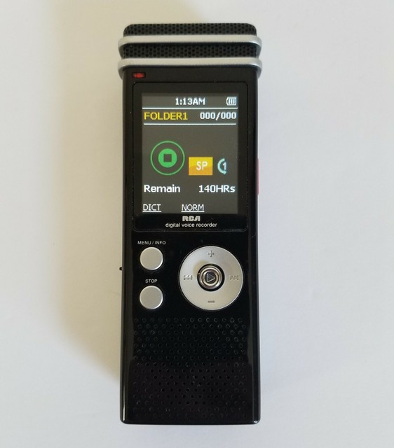 RCA Vr5340a 2gb 800 Hours Digital Voice Recorder for sale online eBay