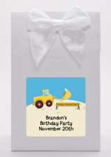 Construction Trucks - Personalized Birthday Party Goodie Bags - Set of 12