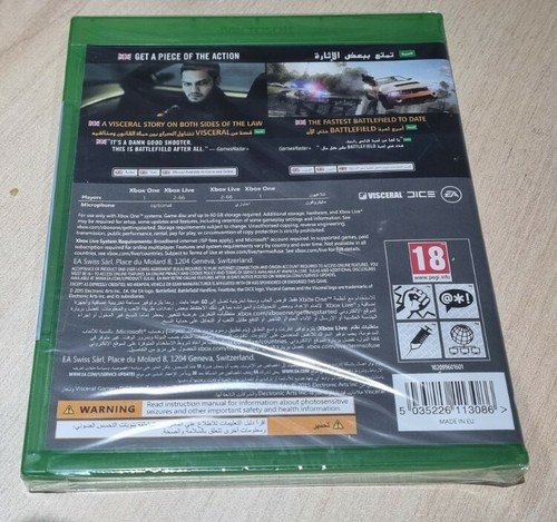 Battlefield Hardline Xbox One Pal UK New Factory Sealed - Picture 2 of 2