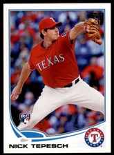 2013 Topps Update #US267 Nick Tepesch RC Texas Rangers