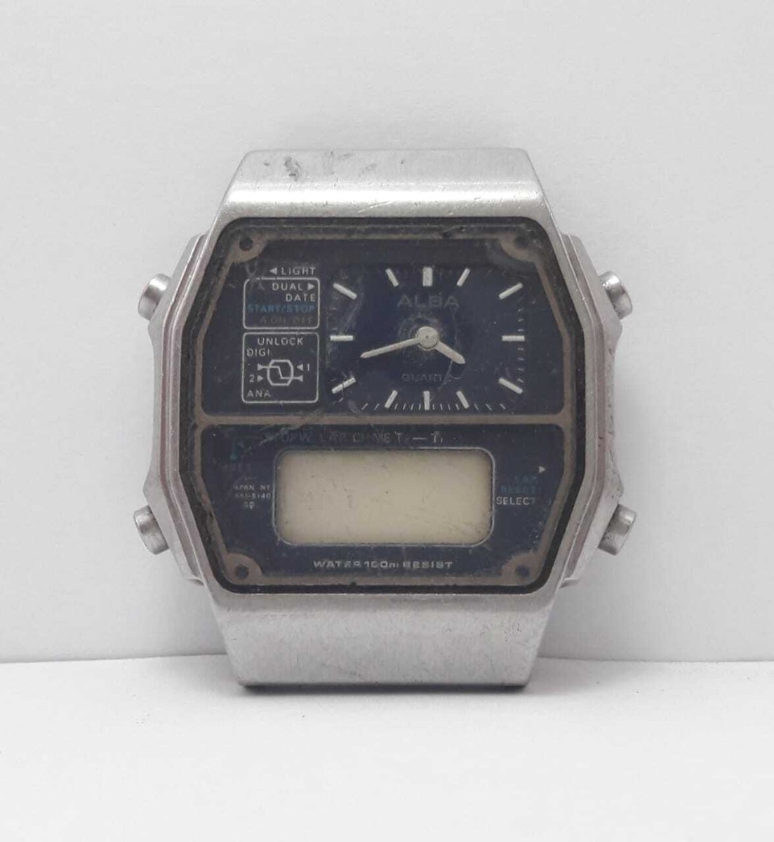 Seiko Alba Y651-511A Quartz Ana Digi Vintage Men's Watch For Parts