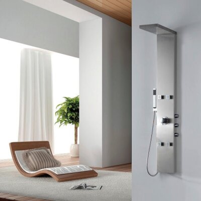 Cascada Showers Riviera 59 Inch Shower Panel Bathroom