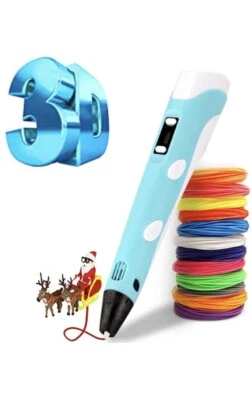 YUMMICI Penna In 3D PER BAMBINI E ADULTI Penne Stampa Schermo Lcd Con Filamento Colori