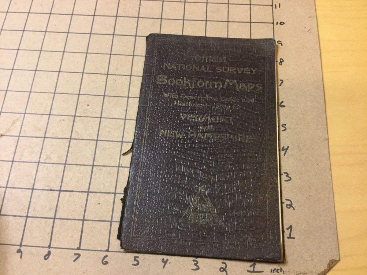 1926 OFFICIAL NATIONAL SURVEY - BOOKFORM MAPS -- VERMONT
