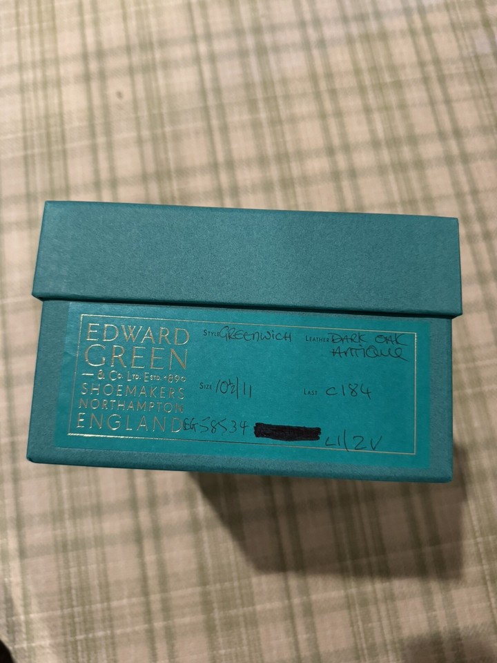 Edward Green Greenwich Loafers Dark Oak Antique UK Size 10.5C eBay