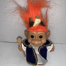 Vintage Russ 5" Troll Doll Royal King Queen