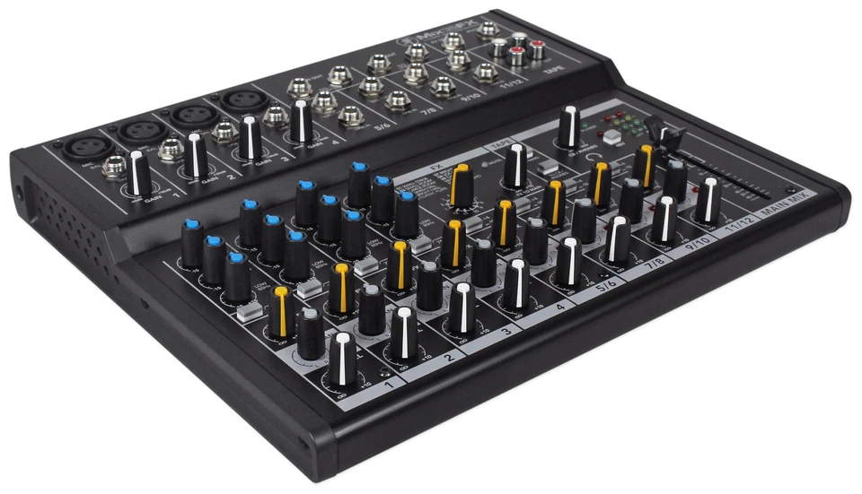 New Mackie Mix12FX 12-Channel Compact Mixer W/FX Proven Performance Built Rugged - Image 2 of 4
