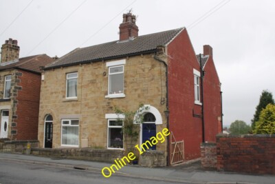 Photo 6x4 Semis on Oulton Lane Rothwell/SE3428 There is an OS benchmark  c2013
