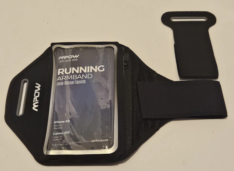 Cell Phone Exercise Armband Case holds variety of phones. Sportsband 6"X3" - Image 2 of 4