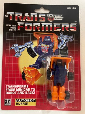 New arrival Transformers G1 minibot autobot Huffer reissue MISB