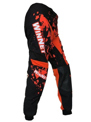 Pantaloni per moto da fuoristrada enduro cross quad BMX fuori strada  arancio ktm | eBay