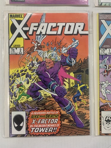 X-Factor #1, 2, 4, 7! 1986! ¡Muchas primeras apariciones! ¡Llave! - Imagen 3 de 5