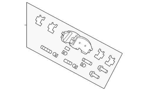 Pastillas de freno para Ford (N/P MB3Z-2200-B)