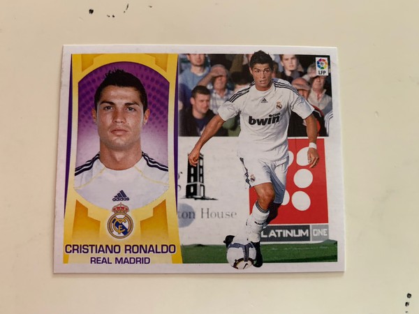 CRISTIANO RONALDO UF 2 VERSIÓN PÚBLICO LIGA ESTE 2010-11. CROMO FUTBOL