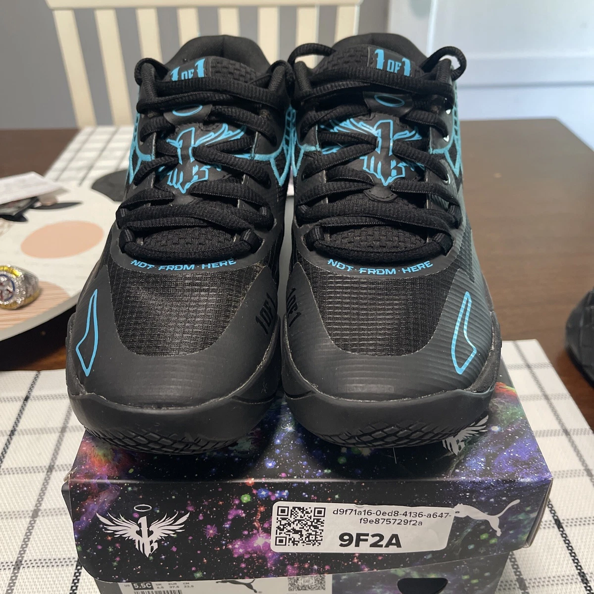 puma lamelo ball mb.01 Black blue atoll 376886 13 eBay