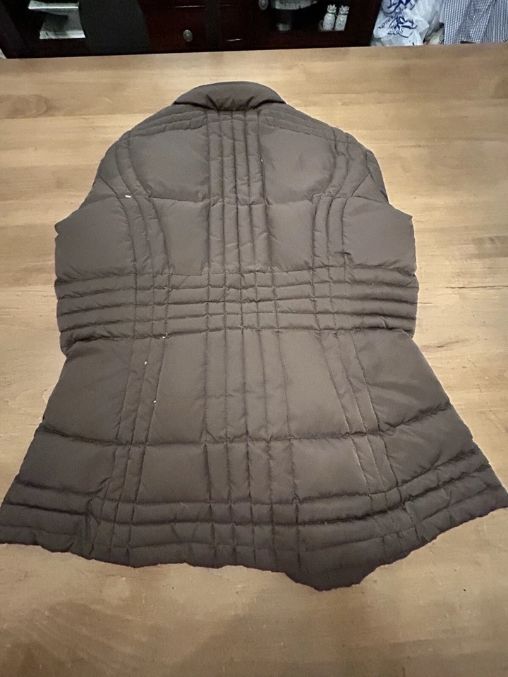 Kenneth Cole реакции коричневый утка вниз выстеганный пуховик Куртка Пальто женщин размер M - Изображение 4 из 4