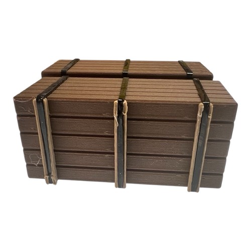 2 ea. 50/1 Scale 7" x 9" x 9' Cross Tie Bundle, Banded And Ready For Transport - Picture 5 of 5