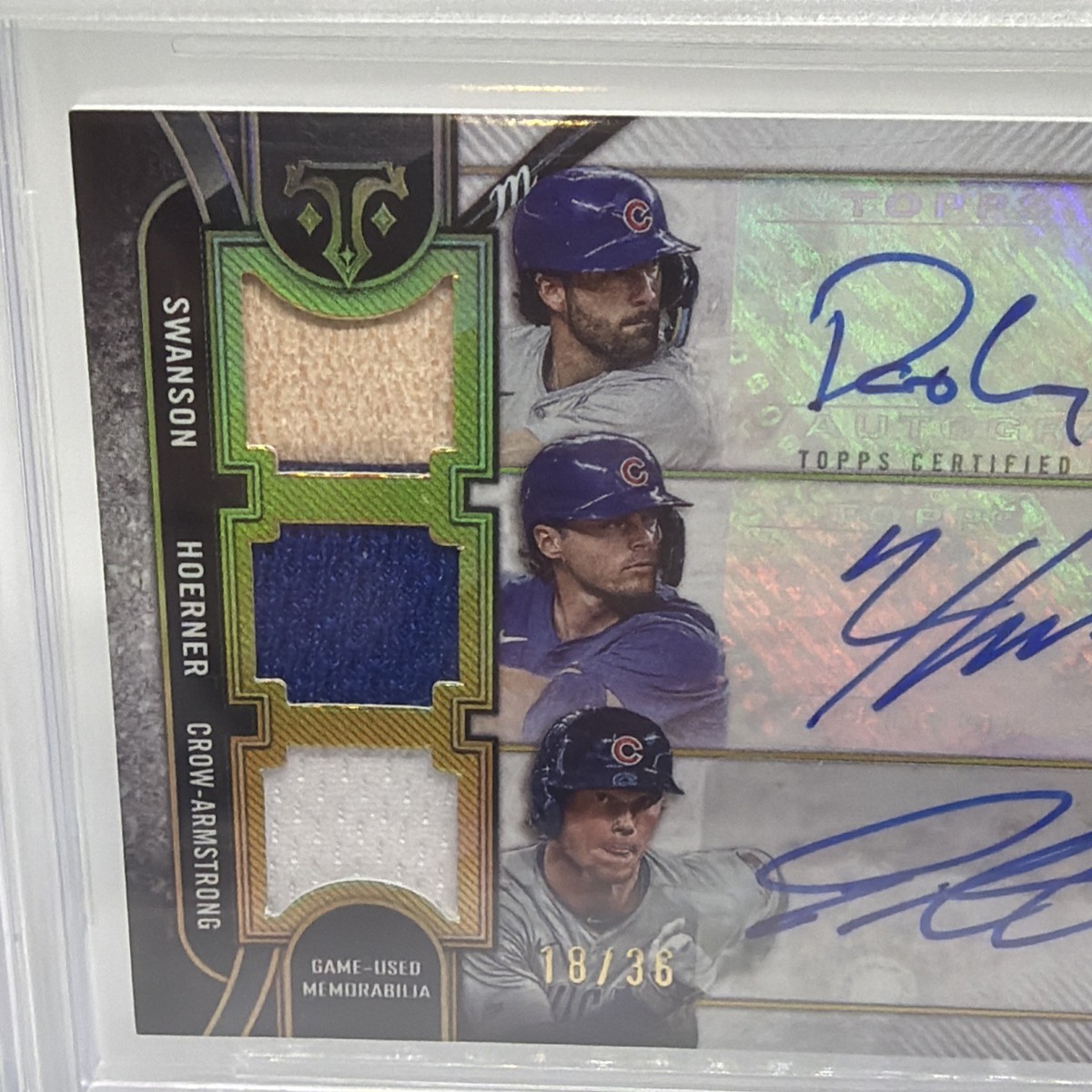 ゲームセンター・ゲームカード 13 topps triple threads relic autographs 2024 Topps Triple Threads - Autograph Relic Combos Dansby Swanson