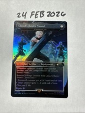 Cloud's Buster Sword - Umezawa's Jitte (Rainbow Foil) Secret Lair Drop Foil