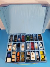 1976 Matchbox Carry Case Holds 48  Lot of 24 Vintage Cars 1970's