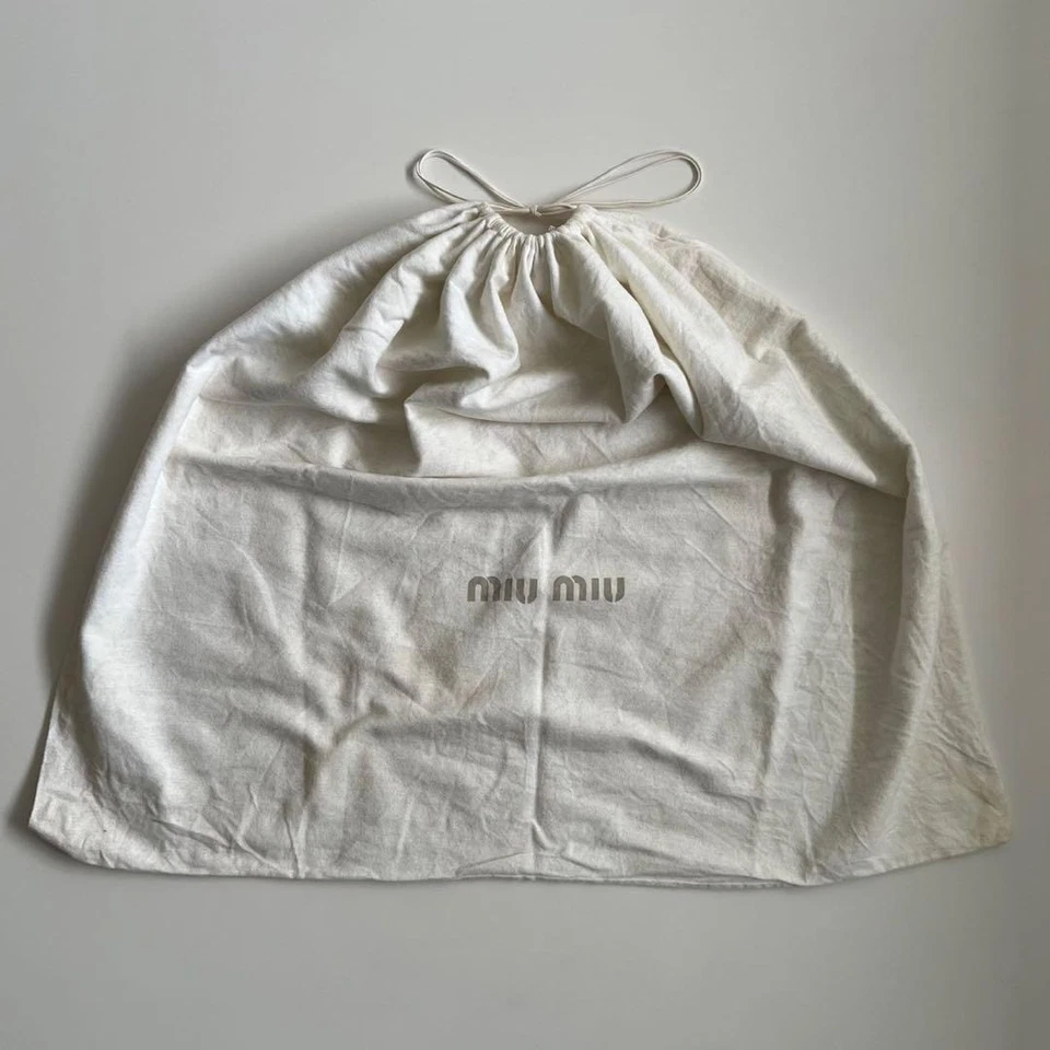 Bolso de Hombro MIU MIU Archive Zippy Cuero Marrón Camel Usado Auténtico Foto 2 de 4