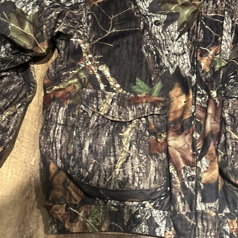 Mens Yukon Gear Break-Up Infinity Camo Reversible Hunting Jacket Full Zip XL - Image 3 of 4