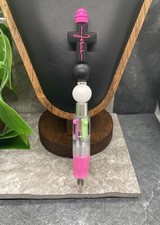 Handmade Silicone Bead Rhinestone 5 Color Ink Pen New Free Ship Jesus Cross