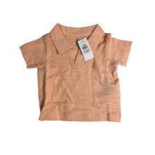 New with Tags Infant Baby Gap Shirt 0-3 mths up to 23 in 7-12 pounds Peach Color