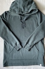 Fat Face Women  s Hoodie Sweatshirt Blue Size M Embroidered Logo Kangaroo Pocket