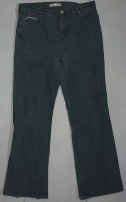 WI15460 *LEVI'S* PERFECTLY SLIMMING 512 BOOT CUT WOMENS JEANS sz14 MEDIUM BLACK