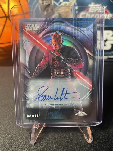Sam Witwer as Maul 2026 Topps Chrome Star Wars Auto #146 