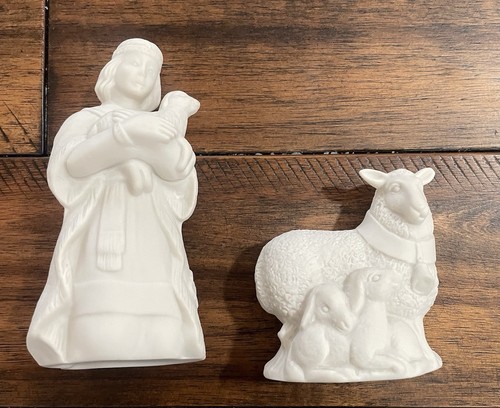 Vintage Lenox 2000 Christmas Nativity Set Ivory China 10 Pcs Crèche Original Box - Picture 12 of 21