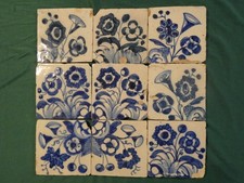 Fliesen Portugal 18/19 Jh. , Azulejos, Tile, Tegel, Carreaux Ancien, Delft,